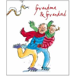 Woodmansterne Grandma & Grandad Quentin Blake Christmas Greeting Card Popular Xmas Cards Woodmansterne Grandma & Grandad Quentin Blake Christmas Greeting Card Popular Xmas Cards
