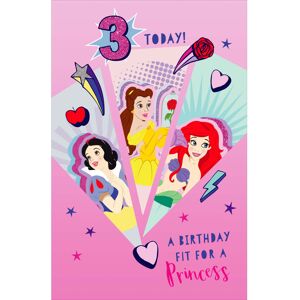 Princess 3 Today Pop Out 3rd Birthday Greeting Card Disney Character Card Princess 3 Today Pop Out 3rd Birthday Greeting Card Disney Character Card
