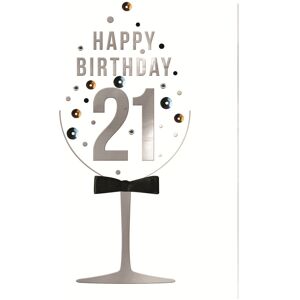 Second Nature Happy 21st Birthday Big Day Embellished Birthday Greeting Card Autograph Cards Second Nature Happy 21st Birthday Big Day Embellished Birthday Greeting Card Autograph Cards