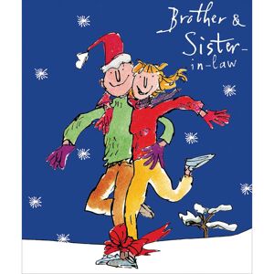 Woodmansterne Brother & Sister-In-Law Quentin Blake Christmas Greeting Card Art Xmas Cards Woodmansterne Brother & Sister-In-Law Quentin Blake Christmas Greeting Card Art Xmas Cards
