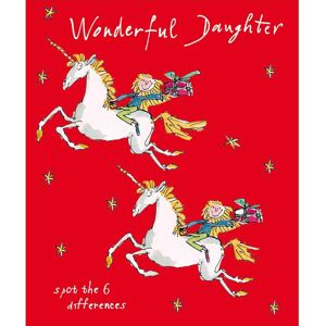 Woodmansterne Wonderful Daughter Quentin Blake Christmas Greeting Card Art Xmas Cards Woodmansterne Wonderful Daughter Quentin Blake Christmas Greeting Card Art Xmas Cards