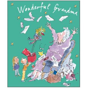 Woodmansterne Wonderful Grandma Quentin Blake Christmas Greeting Card Popular Xmas Cards Woodmansterne Wonderful Grandma Quentin Blake Christmas Greeting Card Popular Xmas Cards