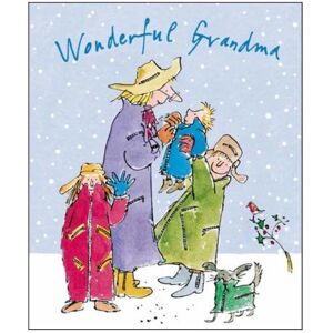 Woodmansterne Wonderful Grandma Quentin Blake Christmas Greeting Card Popular Xmas Cards Woodmansterne Wonderful Grandma Quentin Blake Christmas Greeting Card Popular Xmas Cards