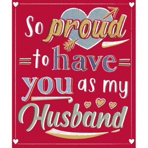 Woodmansterne Proud To Have You As My Husband Valentine's Day Greeting Card Valentines Cards Woodmansterne Proud To Have You As My Husband Valentine's Day Greeting Card Valentines Cards