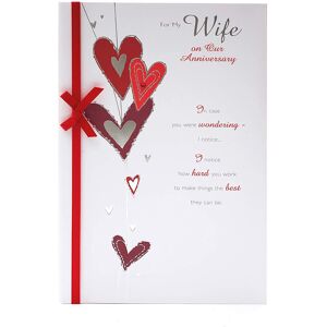 UK Greetings Wife Anniversary Card - Wedding Anniversary Card - Romantic Message UK Greetings Wife Anniversary Card - Wedding Anniversary Card - Romantic Message
