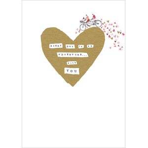 Woodmansterne Every Day Is An Adventure Foiled Valentine's Day Card Valentines Greeting Cards Woodmansterne Every Day Is An Adventure Foiled Valentine's Day Card Valentines Greeting Cards