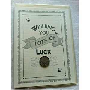 East of India Greeting Card With Envelope - Wishing you lots of Luck East of India Greeting Card With Envelope - Wishing you lots of Luck