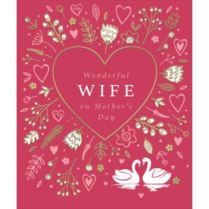 Woodmansterne Gold Foiled Heart Wonderful Wife Mother's Day Greeting Card Mothers Day Cards Woodmansterne Gold Foiled Heart Wonderful Wife Mother's Day Greeting Card Mothers Day Cards