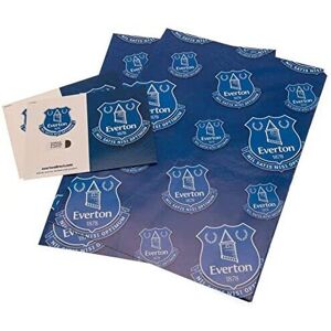 Everton F.C. Official Everton FC Gift Wrapping Paper - 2 Sheets with 2 Gift Tags Everton F.C. Official Everton FC Gift Wrapping Paper - 2 Sheets with 2 Gift Tags