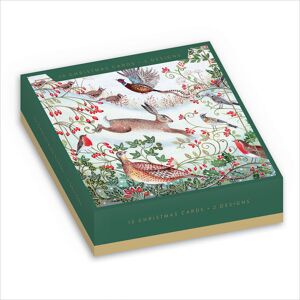 Woodmansterne Box of 10 Christmas Cards In Winter Wildlife Designs Assorted Xmas Card Boxes Woodmansterne Box of 10 Christmas Cards In Winter Wildlife Designs Assorted Xmas Card Boxes