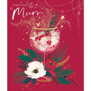 Woodmansterne Fabulous Mum Festive Gin Xmas Foiled Christmas Card Xmas Greeting Cards Woodmansterne Fabulous Mum Festive Gin Xmas Foiled Christmas Card Xmas Greeting Cards