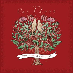 Woodmansterne To The One I Love Birds With Love At Christmas Card Xmas Greeting Cards Woodmansterne To The One I Love Birds With Love At Christmas Card Xmas Greeting Cards