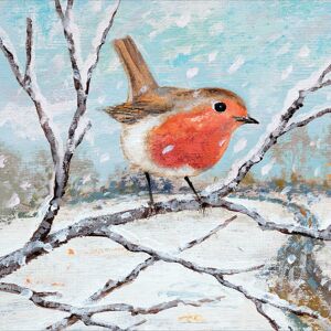 Woodmansterne Winter Robin Festive Watercolour Xmas Scene Christmas Card Xmas Greeting Cards Woodmansterne Winter Robin Festive Watercolour Xmas Scene Christmas Card Xmas Greeting Cards