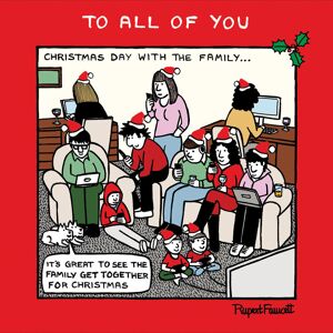 To All Of You Christmas Day With Family Christmas Card Woodmansterne Xmas Cards To All Of You Christmas Day With Family Christmas Card Woodmansterne Xmas Cards