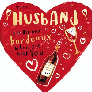 Woodmansterne To My Husband Never Bordeaux Valentine's Day Greeting Card Valentines Cards Woodmansterne To My Husband Never Bordeaux Valentine's Day Greeting Card Valentines Cards