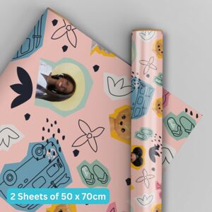 Barbie - Barbie Birthday Wrapping Paper - 2 Sheets Barbie - Barbie Birthday Wrapping Paper - 2 Sheets