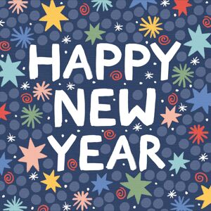 Woodmansterne Candy Cane Lane Contemporary Happy New Year Card Xmas Greeting Cards Woodmansterne Candy Cane Lane Contemporary Happy New Year Card Xmas Greeting Cards