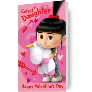 Despicable Me Minions 'Cutest Daughter' Valentine's Day Card Despicable Me Minions 'Cutest Daughter' Valentine's Day Card