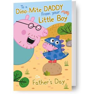 Peppa Pig Father's Day Card From Your Little Boy Peppa Pig Father's Day Card From Your Little Boy