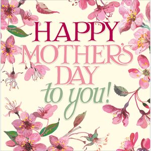 Woodmansterne Emma Bridgewater Happy Mother's Day Mum-Osa Bloom Fest Artistic Greeting Card Woodmansterne Emma Bridgewater Happy Mother's Day Mum-Osa Bloom Fest Artistic Greeting Card