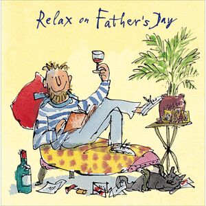 Woodmansterne Quentin Blake Relax Cheers Dad! Father's Day Card Artistic Greeting Card Woodmansterne Quentin Blake Relax Cheers Dad! Father's Day Card Artistic Greeting Card