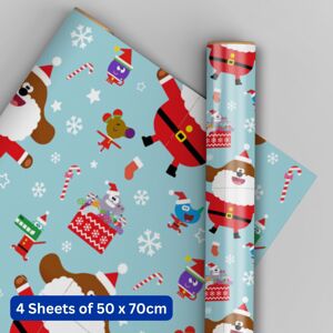 Danilo Promotions LTD Hey Duggee Christmas Wrapping Paper 4 Sheets & 4 Tags Danilo Promotions LTD Hey Duggee Christmas Wrapping Paper 4 Sheets & 4 Tags