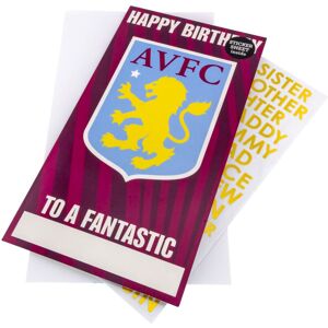 Aston Villa F.C. Aston Villa FC Personalised Birthday Card Aston Villa F.C. Aston Villa FC Personalised Birthday Card