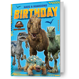 Jurassic World 'Have A Roarsome Birthday' Card Jurassic World 'Have A Roarsome Birthday' Card