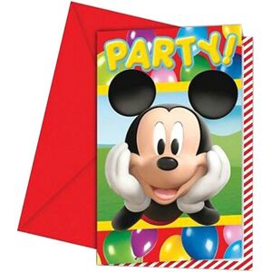 Disney Mickey Mouse Party Invitations (Pack of 6) Disney Mickey Mouse Party Invitations (Pack of 6)