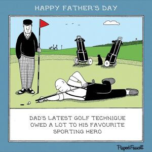 Woodmansterne Dad's Latest Golf Technique Funny Fred Father's Day Card Greeting Cards Woodmansterne Dad's Latest Golf Technique Funny Fred Father's Day Card Greeting Cards