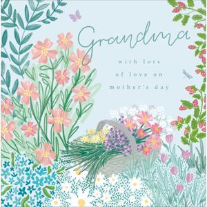 Woodmansterne Grandma With Love Wildly Beautiful Bouquet Artistic Mother's Day Greeting Card Woodmansterne Grandma With Love Wildly Beautiful Bouquet Artistic Mother's Day Greeting Card