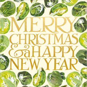 Woodmansterne Emma Bridgewater Merry Christmas & Happy New Year Artistic Sprout Christmas Card Woodmansterne Emma Bridgewater Merry Christmas & Happy New Year Artistic Sprout Christmas Card