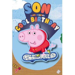 Peppa Pig Son Birthday Card, Son Have a Super Cool Birthday Peppa Pig Son Birthday Card, Son Have a Super Cool Birthday