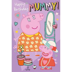 Peppa Pig Mummy Birthday Card, Happy Birthday Mummy Peppa Pig Mummy Birthday Card, Happy Birthday Mummy