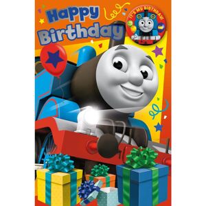 Thomas & Friends Thomas The Tank Engine Birthday Card & Badge Thomas & Friends Thomas The Tank Engine Birthday Card & Badge
