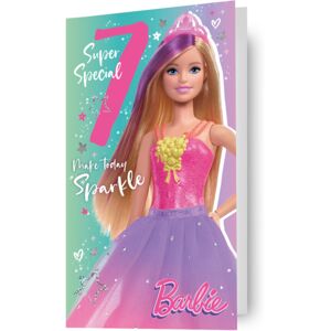 Barbie Age 7 Birthday Card Barbie Age 7 Birthday Card