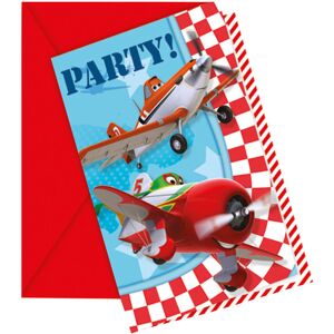 Disney Planes Birthday Invitations (Pack of 6) Disney Planes Birthday Invitations (Pack of 6)