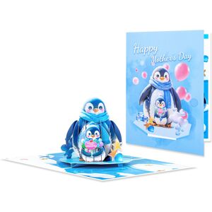 Unbranded (Mother's Day Penguin (New)) Happy Mother's Day greeting card 3D three-dimension Unbranded (Mother's Day Penguin (New)) Happy Mother's Day greeting card 3D three-dimension