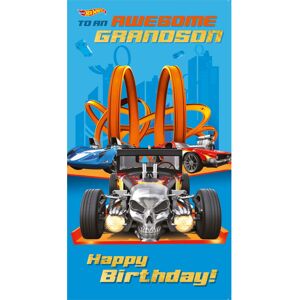Hot Wheels Grandson Birthday Card Hot Wheels Grandson Birthday Card