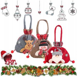 Unbranded Christmas Gift Doll Bags, small christmas gift bags, Santa Snowman Deer Doll Sto Unbranded Christmas Gift Doll Bags, small christmas gift bags, Santa Snowman Deer Doll Sto