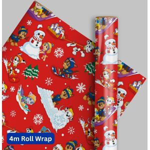 Paw Patrol Christmas Wrapping Paper 4m Roll Paw Patrol Christmas Wrapping Paper 4m Roll