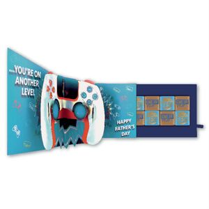 Second Nature Pop Up Father's Day Card & Chocolate Treat Tray Gamer Dad Card & Gift Second Nature Pop Up Father's Day Card & Chocolate Treat Tray Gamer Dad Card & Gift