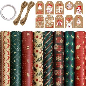 Typecat 8 Sheets ,for Christmas Birthday Wrapping Paper Gift Wrap Papers,Present Typecat 8 Sheets ,for Christmas Birthday Wrapping Paper Gift Wrap Papers,Present