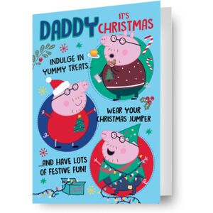 Peppa Pig Daddy Christmas Card Peppa Pig Daddy Christmas Card