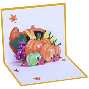 Unbranded (As show, One size) 3D for Pop up Thanksgiving Pumpkin Greeting Cards Handwritin Unbranded (As show, One size) 3D for Pop up Thanksgiving Pumpkin Greeting Cards Handwritin