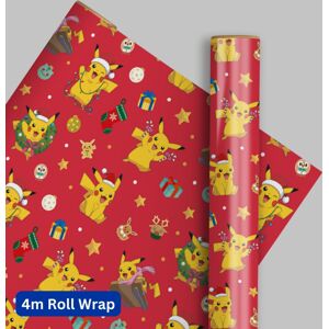 Pokémon Pokemon Christmas Wrapping Paper 4m Roll Pokémon Pokemon Christmas Wrapping Paper 4m Roll