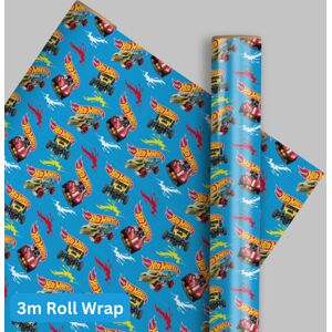 Hot Wheels Wrapping Paper 3m Roll Hot Wheels Wrapping Paper 3m Roll