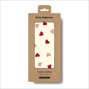 Woodmansterne Emma Bridgewater Pink Hearts Tissue Paper Giftwrap Celebration Gift Wrapping Woodmansterne Emma Bridgewater Pink Hearts Tissue Paper Giftwrap Celebration Gift Wrapping