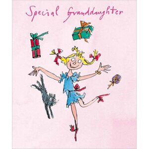 Woodmansterne Quentin Blake Special Granddaughter Christmas Card Juggling Cat Xmas Greetings Woodmansterne Quentin Blake Special Granddaughter Christmas Card Juggling Cat Xmas Greetings
