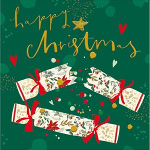 Woodmansterne Artistic Christmas Card Gold Foiled Crackers Happy Christmas Xmas Greetings Woodmansterne Artistic Christmas Card Gold Foiled Crackers Happy Christmas Xmas Greetings